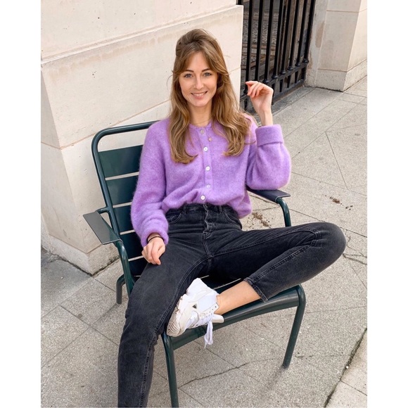 Vintage Purple Cardigan - Picture 5 of 15